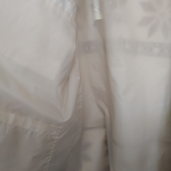 Vintage New York Classics Ivory & Tan Snowflake Faux Fur Coat XL - Picture 9 of 16